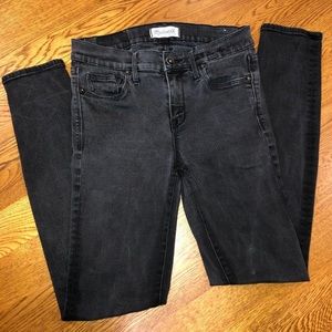 Madewell Dark Gray High Rise Skinny Jeans | 28 GUC